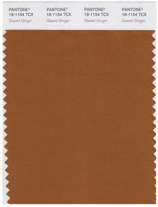 Pantone Smart 18-1154 TCX Color Swatch Card | Glazed Ginger 