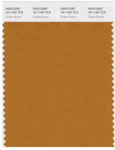 Pantone Smart 18-1160 TCX Color Swatch Card | Sudan Brown 