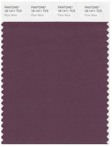 Pantone Smart 18-1411 TCX Color Swatch Card | Plum Wine 