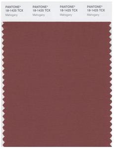 Pantone Smart 18-1425 TCX Color Swatch Card | Mahogany 