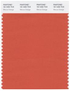 Pantone Smart 18-1450 TCX Color Swatch Card | Mecca Orange 