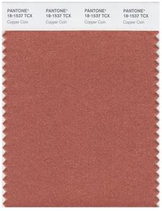 Pantone Smart 18-1537 TCX Color Swatch Card | Copper Coin 