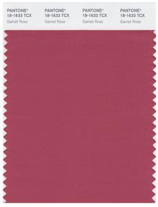 Pantone Smart 18-1633 TCX Color Swatch Card | Garnet Rose 