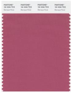 Pantone Smart 18-1634 TCX Color Swatch Card | Baroque Rose 