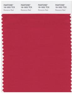 Pantone Smart 18-1652 TCX Color Swatch Card | Rococco Red 