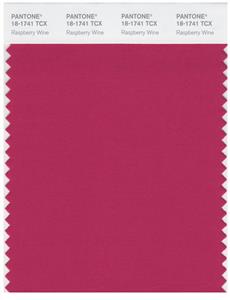 Pantone Smart 18-1741 TCX Color Swatch Card | Raspberry Wine 