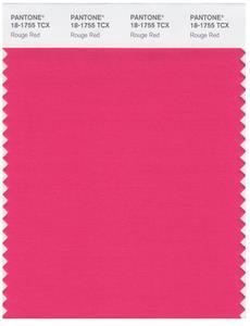 Pantone Smart 18-1755 TCX Color Swatch Card | Rouge Red 