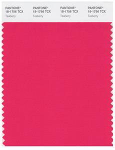 Pantone Smart 18-1756 TCX Color Swatch Card | Teaberry 