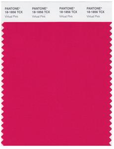 Pantone Smart 18-1856 TCX Color Swatch Card | Virtual Pink 