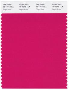 Pantone Smart 18-1945 TCX Color Swatch Card | Bright Rose 