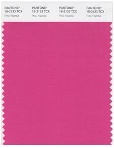 Pantone Smart 18-2133 TCX Color Swatch Card | Pink Flambe 