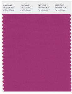 Pantone Smart 18-2326 TCX Color Swatch Card | Cactus Flower 