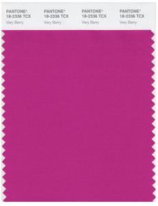 Pantone Smart 18-2336 TCX Color Swatch Card | Very Berry 