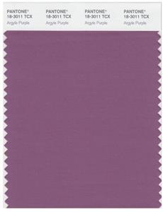 Pantone Smart 18-3011 TCX Color Swatch Card | Argyle Purple 