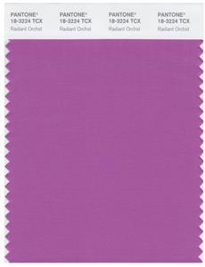 Pantone Smart 18-3224 TCX Color Swatch Card | Radiant Orchid 