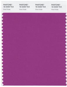 Pantone Smart 18-3339 TCX Color Swatch Card | Vivid Viola 