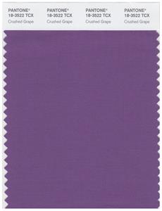 Pantone Smart 18-3522 TCX Color Swatch Card | Crushed Grape 