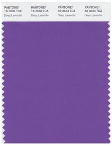 Pantone Smart 18-3633 TCX Color Swatch Card | Deep Lavender 