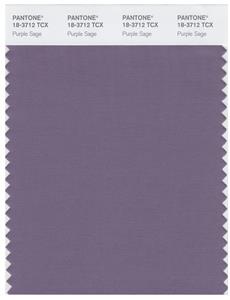 Pantone Smart 18-3712 TCX Color Swatch Card | Purple Sage 