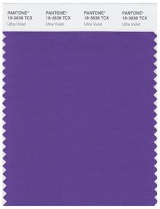 Pantone Smart 18-3838 TCX Color Swatch Card | Ultra Violet 