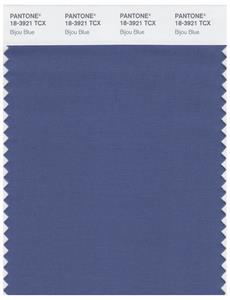 Pantone Smart 18-3921 TCX Color Swatch Card | Bijou Blue 