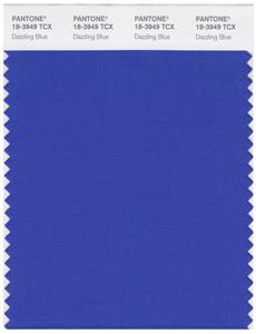 Pantone Smart 18-3949 TCX Color Swatch Card | Dazzling Blue 