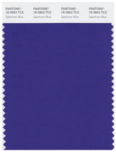 Pantone Smart 18-3963 TCX Color Swatch Card | Spectrum Blue 