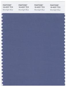 Pantone Smart 18-4027 TCX Color Swatch Card | Moonlight Blue 