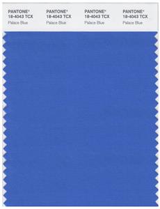 Pantone Smart 18-4043 TCX Color Swatch Card | Palace Blue 