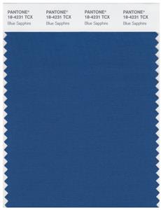 Pantone Smart 18-4231 TCX Color Swatch Card | Blue Sapphire 