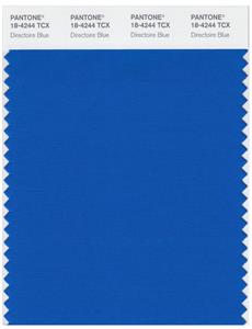 Pantone Smart 18-4244 TCX Color Swatch Card | Directoire Blue 