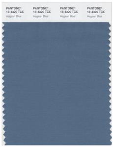 Pantone Smart 18-4320 TCX Color Swatch Card | Aegean Blue 