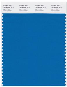 Pantone Smart 18-4537 TCX Color Swatch Card | Methyl Blue 