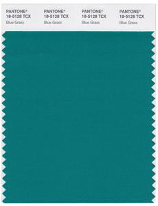 Pantone Smart 18-5128 TCX Color Swatch Card | Blue Grass 