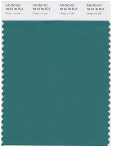 Pantone Smart 18-5618 TCX Color Swatch Card | Deep Jungle 