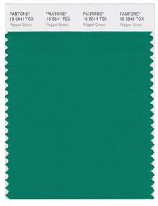 Pantone Smart 18-5841 TCX Color Swatch Card | Pepper Green 