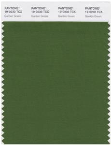 Pantone Smart 19-0230 TCX Color Swatch Card | Garden Green 