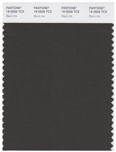 Pantone Smart 19-0506 TCX Color Swatch Card | Black Ink 