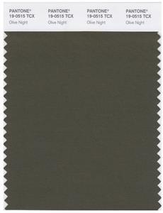 Pantone Smart 19-0515 TCX Color Swatch Card | Olive Night 