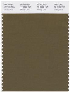 Pantone Smart 19-0622 TCX Color Swatch Card | Military Olive 