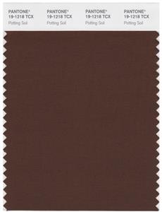 Pantone Smart 19-1218 TCX Color Swatch Card | Potting Soil 