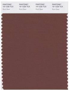 Pantone Smart 19-1228 TCX Color Swatch Card | Root bear 