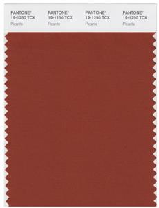 Pantone Smart 19-1250 TCX Color Swatch Card | Picante 