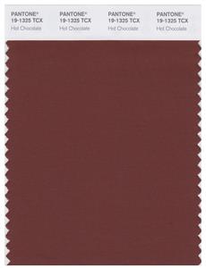 Pantone Smart 19-1325 TCX Color Swatch Card | Hot Chocolate 