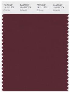 Pantone Smart 19-1522 TCX Color Swatch Card | Zinfandel 