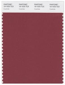 Pantone Smart 19-1533 TCX Color Swatch Card | Cowhide 