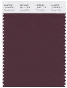 Pantone Smart 19-1623 TCX Color Swatch Card | Vineyard Wine 