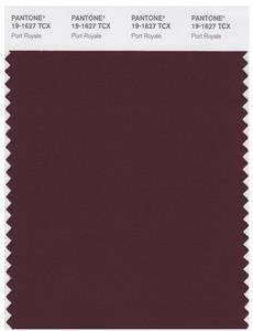 Pantone Smart 19-1627 TCX Color Swatch Card | Port Royale 