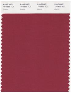 Pantone Smart 19-1655 TCX Color Swatch Card | Garnet 