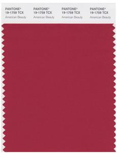 Pantone Smart 19-1759 TCX Color Swatch Card | American Beauty 